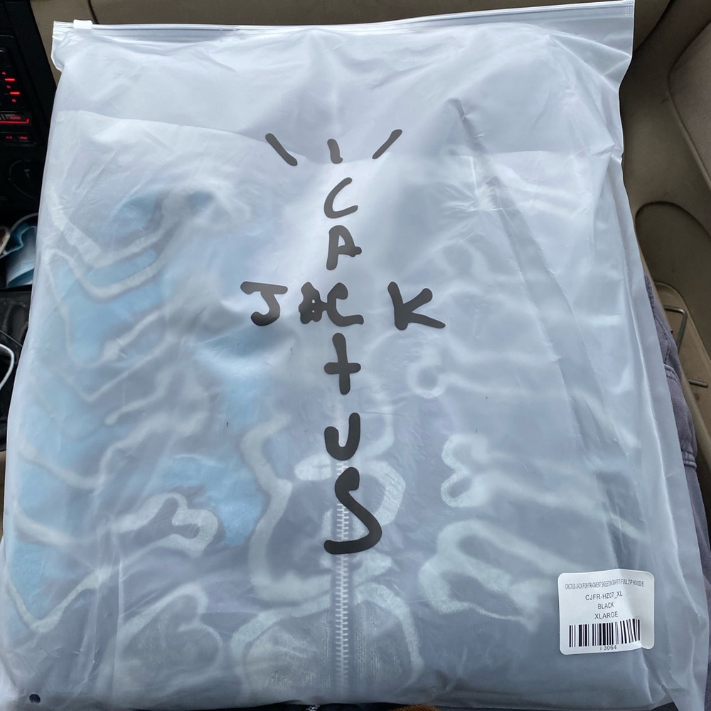 Travis Scott Fragment Zip Up Hoodie